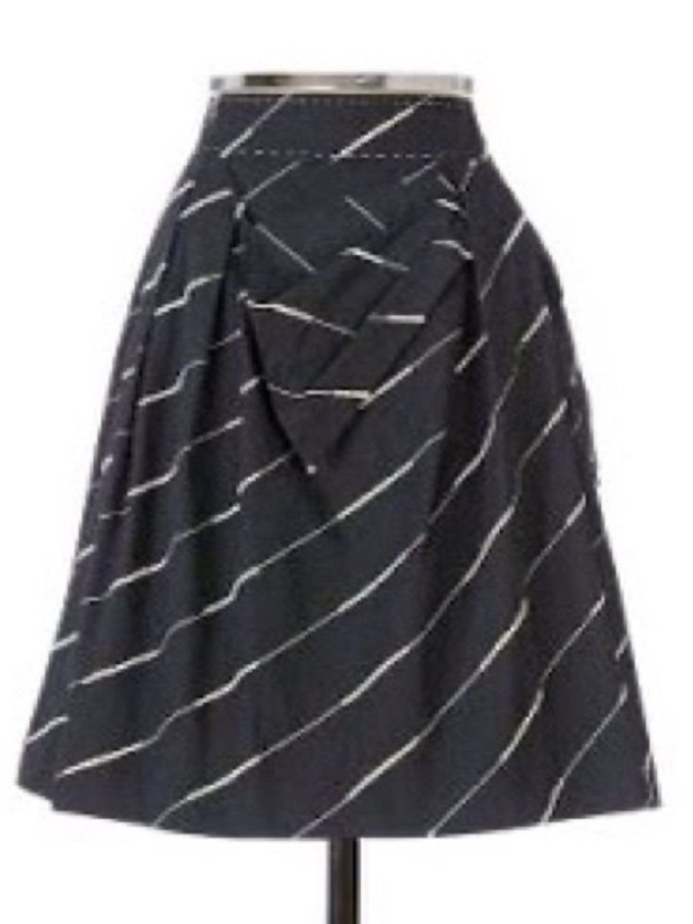 Anthropologie Floreat Subway Stairs Skirt 0
